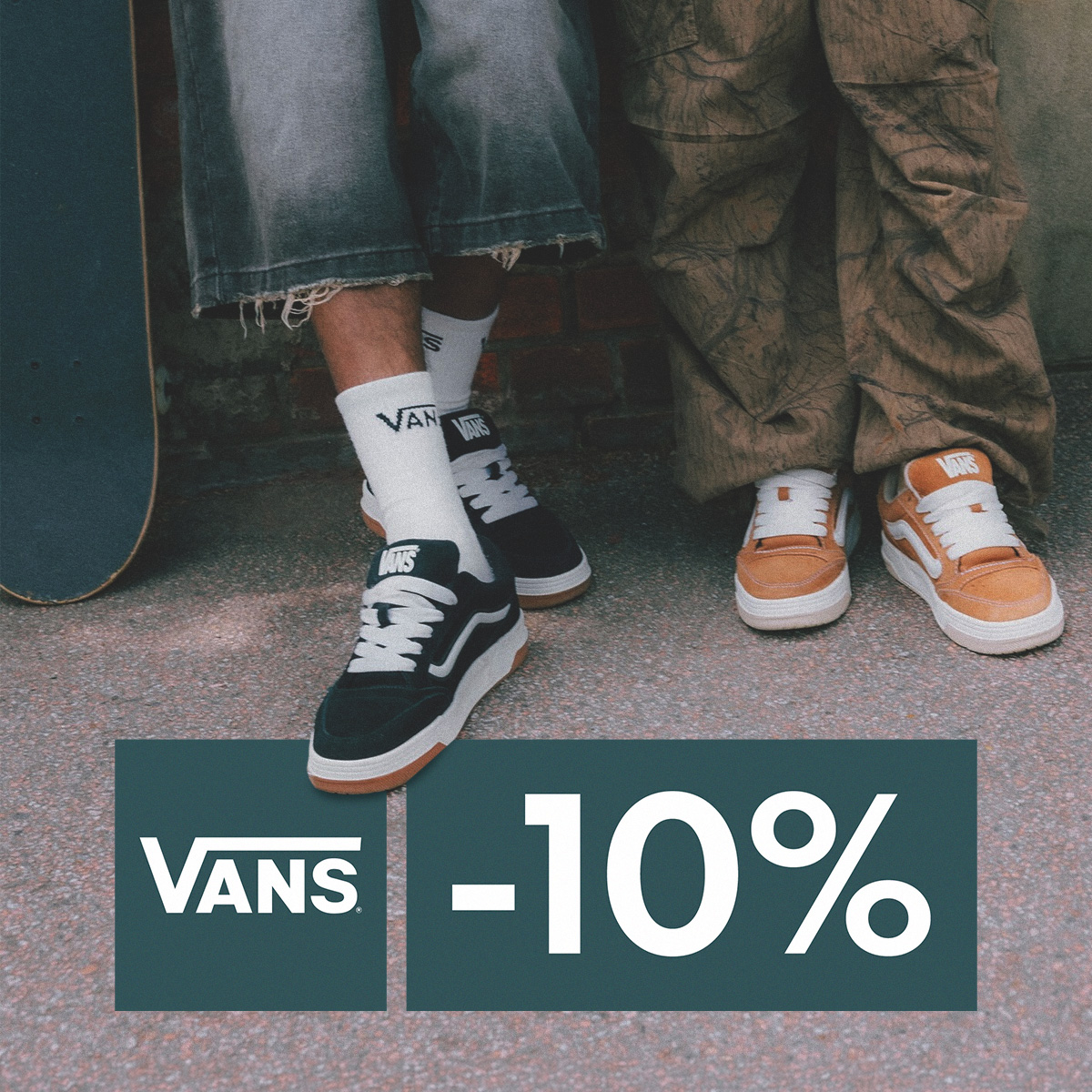 10% kedvezmény a Vans márkára! Csak vasárnapig!